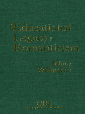 cover image of The Educational Legacy of Romanticism